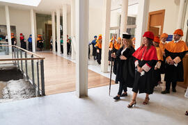 Comitiva académica. Investidura de Jorge Martínez-Vázquez como Doctor "Honoris Causa" por la Universidad de Málaga. Edificio del Rectorado. Julio de 2025