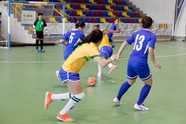 Partido Brasil contra China Taipéi. 14º Campeonato del Mundo Universitario de Fútbol Sala 2014 (FUTSAL). Antequera. Julio de 2014