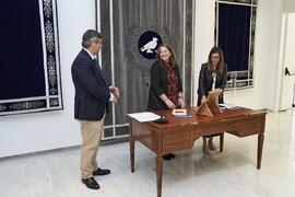 Toma de posesión de Elidia Beatriz Blázquez Parra como nueva Vicerrectora Adjunta de Movilidad Internacional de la Universidad de Málaga. Edificio del Rectorado. Abril de 2024