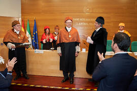 Investidura de Aníbal Ollero como Doctor "Honoris Causa" por la Universidad de Málaga. Edificio del Rectorado. Mayo de 2025