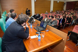"Jornadas de columnismo de opinión. Encuentros en Málaga". Edificio del Rectorado. Enero de 2014