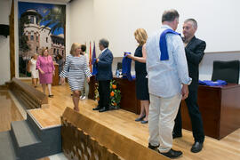 Graduación del curso del Aula de Mayores de la Universidad de Málaga. Paraninfo. Junio de 2017