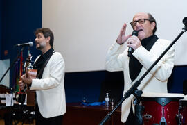 Actuación del grupo musical "Boleros Imperfectos". Graduación y clausura del curso del Aula de Mayores de la Universidad de Málaga. Paraninfo. Junio de 2019