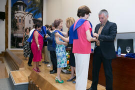 Graduación del curso del Aula de Mayores de la Universidad de Málaga. Paraninfo. Junio de 2017