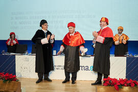 Investidura de Miquel Roca i Junyent como Doctor "Honoris Causa" por la Universidad de Málaga. Paraninfo. Diciembre de 2024
