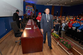 José Carlos Gómez Villamandos. Entrega de la Medalla de Oro de la Universidad de Málaga a la Universidad de Córdoba y a la Universidad de Sevilla. Paraninfo. Junio de 2023