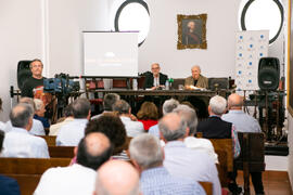 Aula de Cultura de Diario Sur con Eugenio Chicano. Sociedad Económica Amigos del País. Junio de 2019