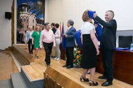 Graduación del curso del Aula de Mayores de la Universidad de Málaga. Paraninfo. Junio de 2017