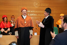 Investidura de Aníbal Ollero como Doctor "Honoris Causa" por la Universidad de Málaga. Edificio del Rectorado. Mayo de 2025