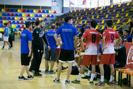 Partido Universidad del Miño - Universidad de Mármara. Categoría masculina. Campeonato Europeo Universitario de Balonmano. Antequera. Julio de 2017