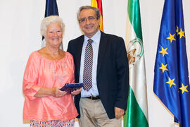 Homenaje al personal que cumple 25 años de servicio en la UMA. Paraninfo. Junio 2016