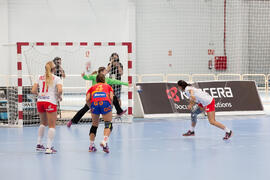 Partido Polonia - España. Categoría femenina. Campeonato del Mundo Universitario de Balonmano. Antequera. Julio de 2016