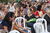 Momentos previos al acto de bienvenida a los alumnos de intercambio internacional de la Universidad de Málaga. Jardín botánico. Octubre de 2015