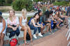 Momentos previos al acto de bienvenida a los alumnos de intercambio internacional de la Universidad de Málaga. Jardín botánico. Octubre de 2015