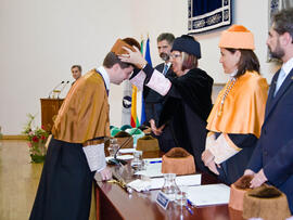 Investidura de nuevos doctores por la Universidad de Málaga 2010. Paraninfo. Enero de 2010