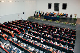 Apertura del Curso Académico 2010/2011 de la Universidad de Málaga. Complejo de Estudios Sociales...