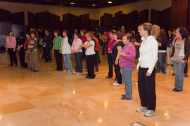Taller de Ritmos Básicos para Mayores. 3º Congreso Internacional de Actividad Físico-Deportiva para Mayores de la Universidad de Málaga. Palacio de Ferias y Congresos de Málaga. Marzo de 2009