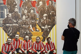 Visita a la exposición "Eugenio Chicano Siempre". Museo de Málaga. Junio de 2021