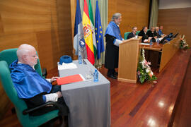 Investidura como Doctor "Honoris Causa" de Antonio Luque por la Facultad de Ciencias de la Universidad de Málaga. Edificio del Rectorado. Octubre de 2016