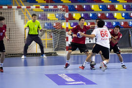 Partido Egipto - China Taipei. Categoría masculina. Campeonato del Mundo Universitario de Balonmano. Antequera. Julio de 2016