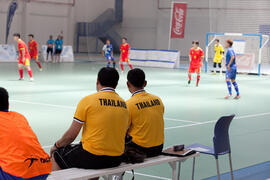 Partido China contra Tailandia. 14º Campeonato del Mundo Universitario de Fútbol Sala 2014 (FUTSAL). Antequera. Julio de 2014