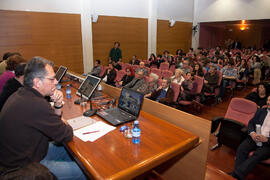 "Jornadas de columnismo de opinión. Encuentros en Málaga". Edificio del Rectorado. Enero de 2014
