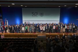 Toma de posesión de nuevos catedráticos y profesores titulares de la Universidad de Málaga. Paraninfo. Diciembre de 2022