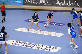 Partido Japón - Uruguay. Categoría femenina. Campeonato del Mundo Universitario de Balonmano. Antequera. Julio de 2016