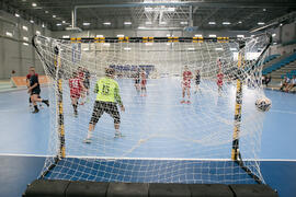 Partido Universidad de Primorska - Universidad de Akdeniz. Categoría femenina. Campeonato Europeo Universitario de Balonmano. Antequera. Julio de 2017