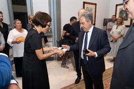 Recibimiento de autoridades. Apertura del Curso Académico 2019-2020 de la Escuela Técnica Superior de Arquitectura de la Universidad de Málaga. Teatro Cervantes. Octubre de 2019