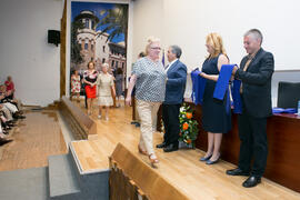 Graduación del curso del Aula de Mayores de la Universidad de Málaga. Paraninfo. Junio de 2017