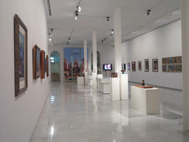 Exposición "Lorenzo Saval". Sala de exposiciones del Rectorado. Málaga. Febrero de 2008