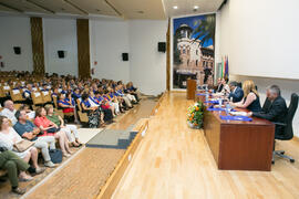 Graduación y clausura del curso del Aula de Mayores de la Universidad de Málaga. Paraninfo. Junio de 2017