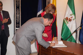 Toma de posesión del personal docente e investigador de la Universidad de Málaga. Rectorado. Noviembre de 2012