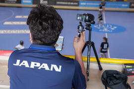 Partido Japón - Uruguay. Categoría femenina. Campeonato del Mundo Universitario de Balonmano. Antequera. Julio de 2016