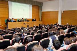 "Jornadas de columnismo de opinión. Encuentros en Málaga". Edificio del Rectorado. Enero de 2014