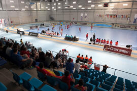 Partido Polonia - España. Categoría femenina. Campeonato del Mundo Universitario de Balonmano. Antequera. Julio de 2016