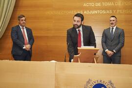 Toma de posesión de Daniel Navas Carrillo como nuevo Vicerrector Adjunto de Posgrado y Enseñanzas Propias de la Universidad de Málaga. Edificio del Rectorado. Abril de 2024