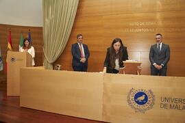 Toma de posesión de Beatriz Rodríguez Díaz como nueva Vicerrectora Adjunta de Docencia de la Universidad de Málaga. Edificio del Rectorado. Abril de 2024