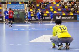 Partido Japón - Corea del Sur. Categoría masculina. Campeonato del Mundo Universitario de Balonmano. Antequera. Julio de 2016