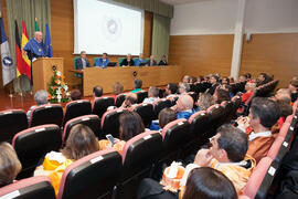 Investidura como Doctor "Honoris Causa" de Hans-Dieter Wienberg por la Facultad de Ciencias de la Universidad de Málaga. Rectorado. Mayo de 2016