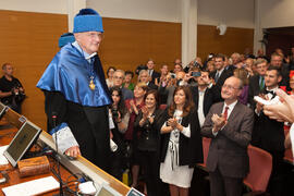 Investidura como Doctor "Honoris Causa" de Hans-Dieter Wienberg por la Facultad de Ciencias de la Universidad de Málaga. Rectorado. Mayo de 2016