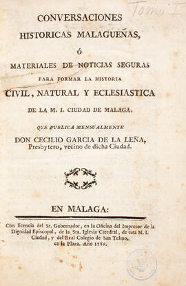 Pieza de la Biblioteca General para la exposición "Málaga moderna. Siglos XVI, XVII y XVIII". Edificio del Rectorado. Febrero de 2011