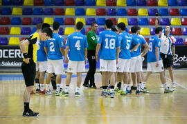 Partido Universidad del Miño - Universidad de Mármara. Categoría masculina. Campeonato Europeo Universitario de Balonmano. Antequera. Julio de 2017