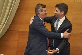 Toma de posesión de Pablo Sánchez Molina como nuevo Personal asesor en materia de Investigación de la Universidad de Málaga. Edificio del Rectorado. Abril de 2024