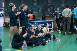 Partido UCAM - Universidad de Almería. Campeonato de España Universitario de Voleibol. Complejo Polideportivo Universitario. Abril de 2018