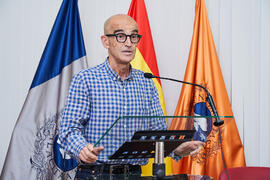 José Juan Benítez Rochel. Presentación del Retrato de Honor de D. Eugenio José Luque Domínguez. Facultad de Ciencias Económicas y Empresariales. Junio de 2025