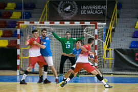 Partido Universidad del Miño - Universidad de Mármara. Categoría masculina. Campeonato Europeo Universitario de Balonmano. Antequera. Julio de 2017