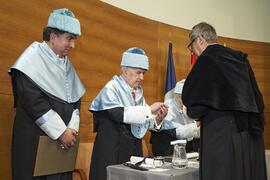 Investidura como "Doctores Honoris Causa" de Antonio García Berrio y Pilar Palomo Vázquez por la Facultad de Filosofía y Letras de la Universidad de Málaga. Edificio del Rectorado. Junio de 2024