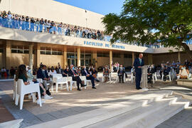 Discurso de José Pablo Lara. Homenaje a los sanitarios en la Facultad de Medicina de la Universidad de Málaga. Campus de Teatinos. Octubre de 2021